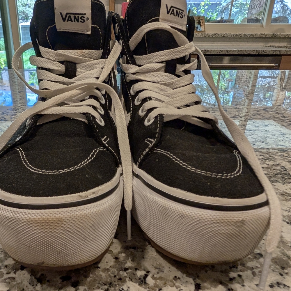 Vans Men's Black High-Top Sneakers